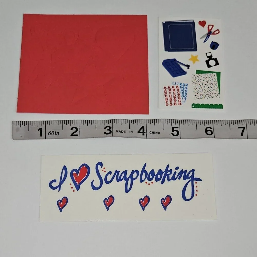 VTG Creative Memories Hostess Gift Scrapbooking Stickers Die Cut 1999 NEVER USED